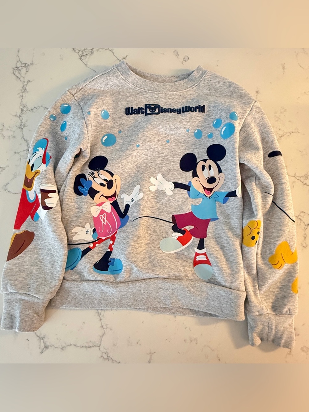 NWOT Walt Disney World Kids Sweatshirt Mickey & Friends Size 5/6